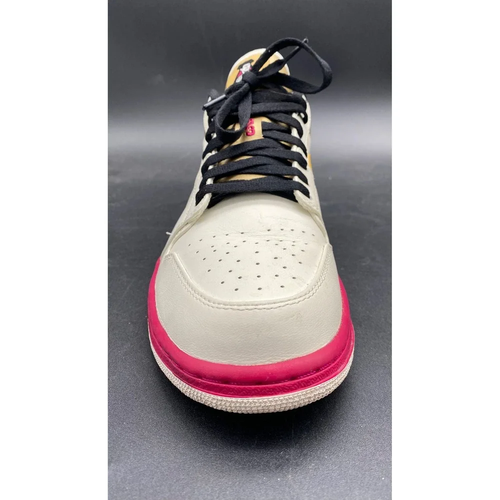 Air‎ Jordan Mens 11 1 Low Phat Matador Sail Metallic Gold Gym Red